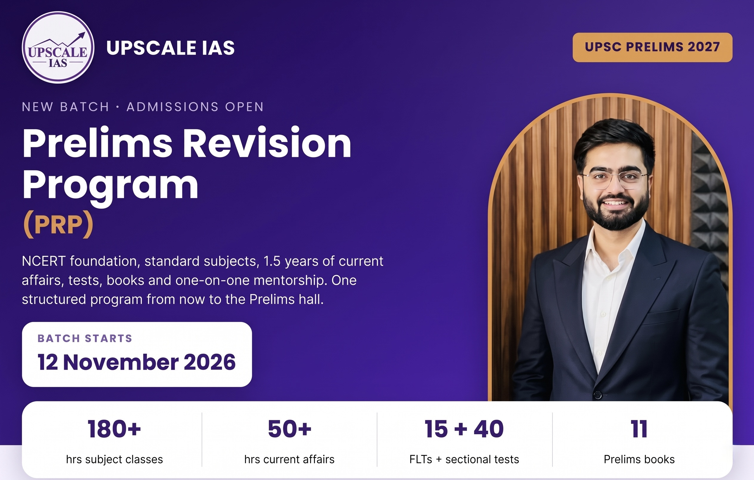 UPSC PRELIMS 2027 - PRELIMS REVISION PROGRAM