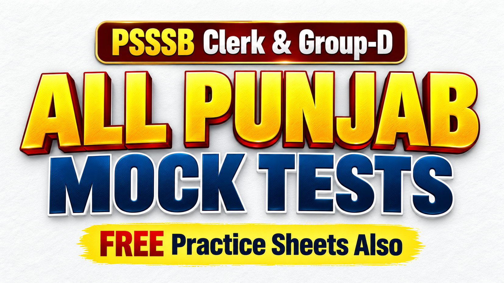 All Punjab Mock Test (Clerk & Group-D)